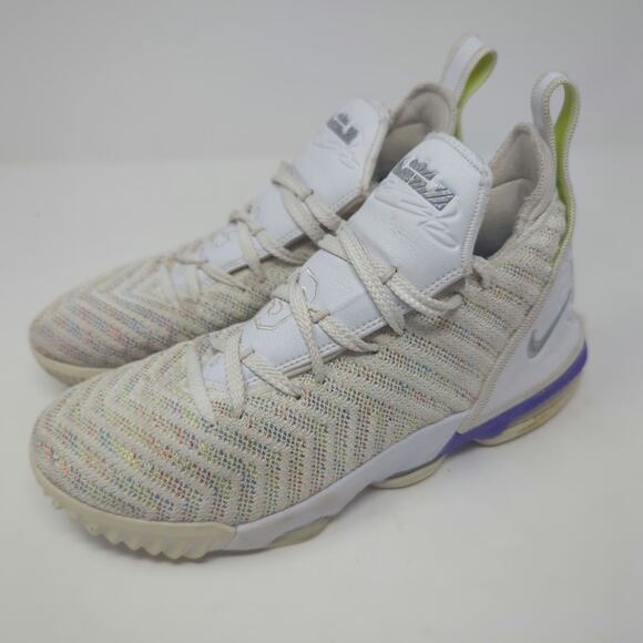 Nike Other - Nike LeBron 16 Buzz Lightyear Volt White Purple Grape Big Kids Size 6